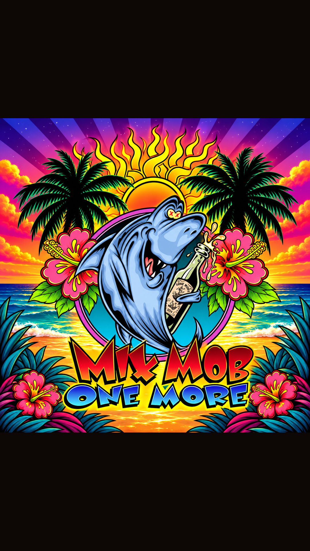 One More single cover art by Mix Mob, illustrated by Jim “Taz” Evans
